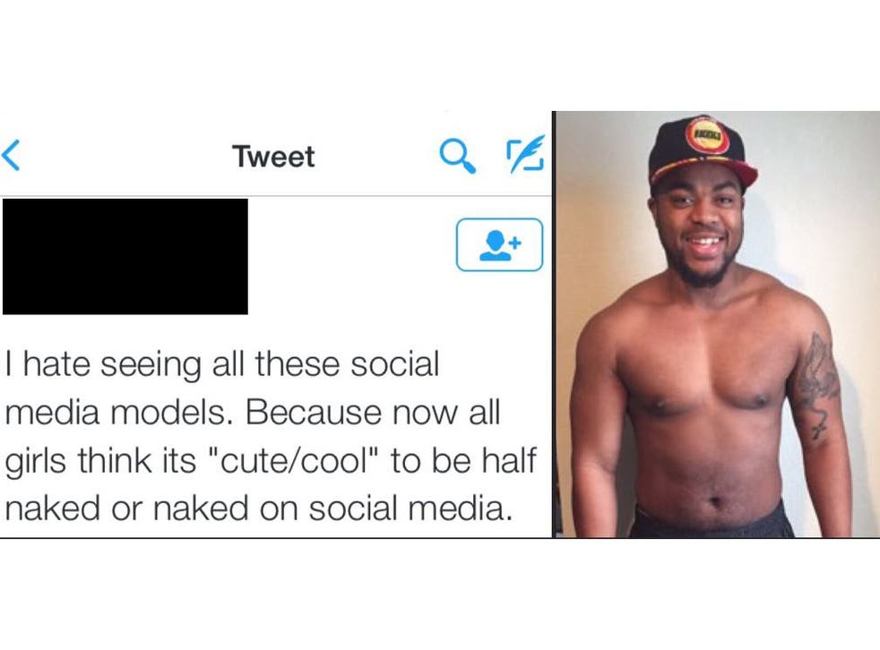 Lindsey compiles tweets from slut-shaming men - along with their gratuitous selfies