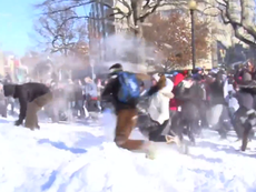 Read more

Hundreds gather in Washington DC for huge snowball fight