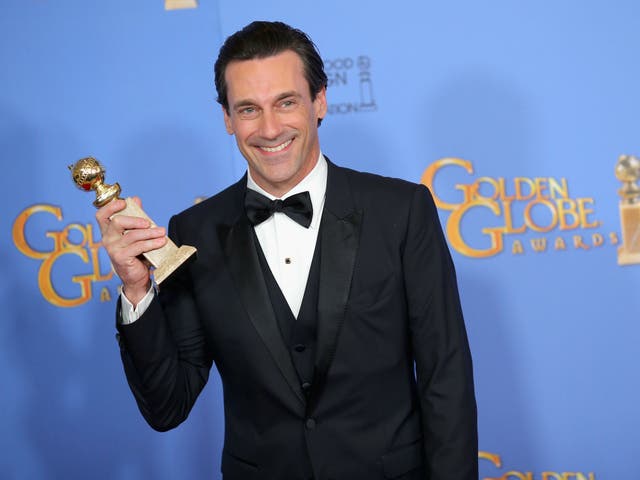 Jonn Hamm won a Golden Globe in January 2016