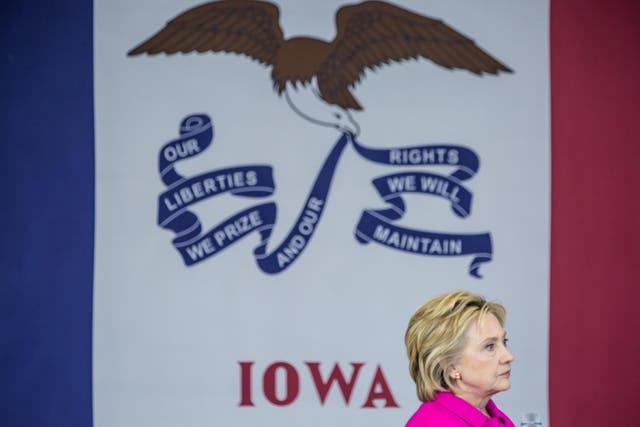 In 2008 Hillary Clinton's dreams died in Iowa when she underperformed