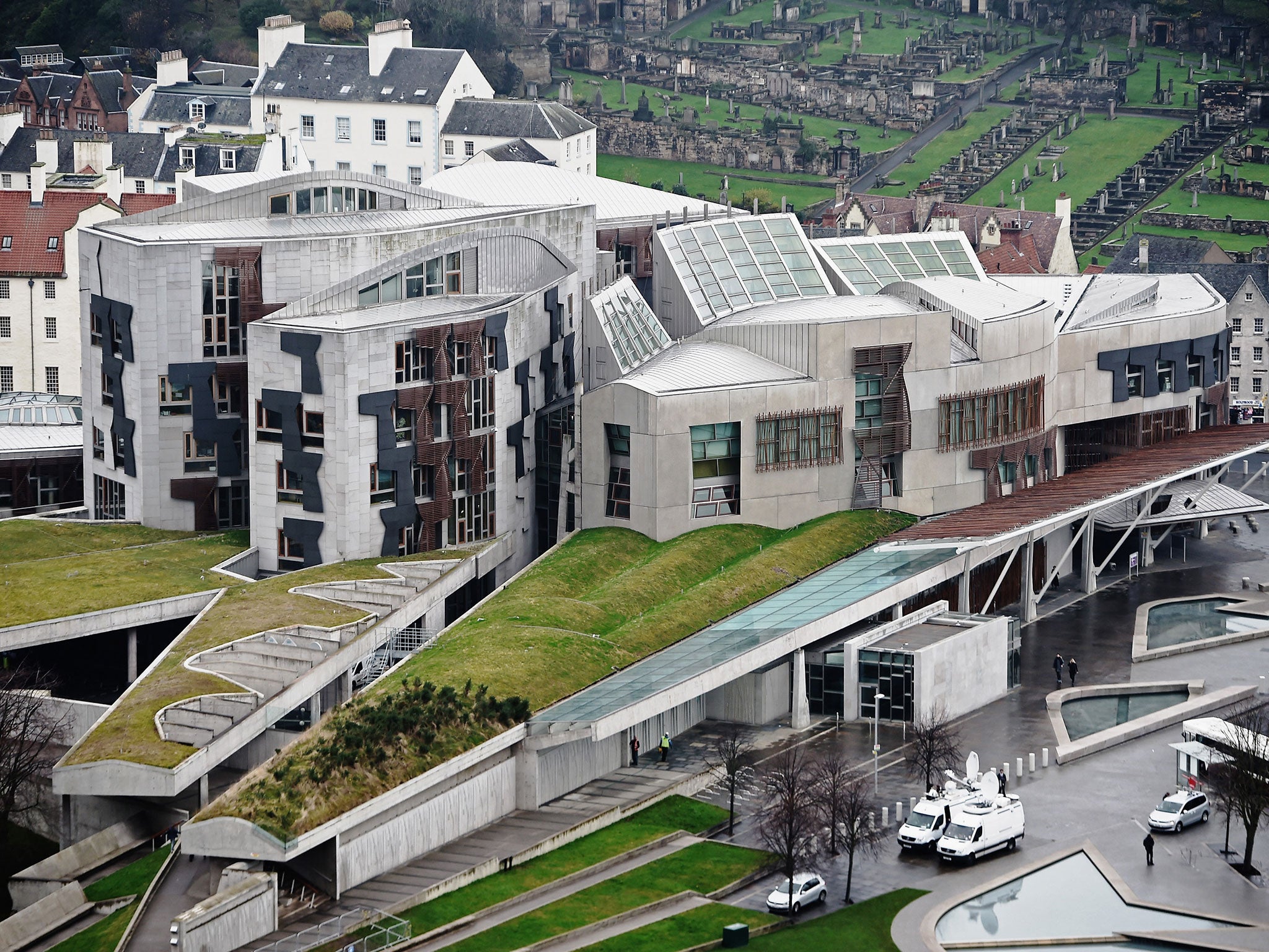 The Scottish Parliament at Holyrood