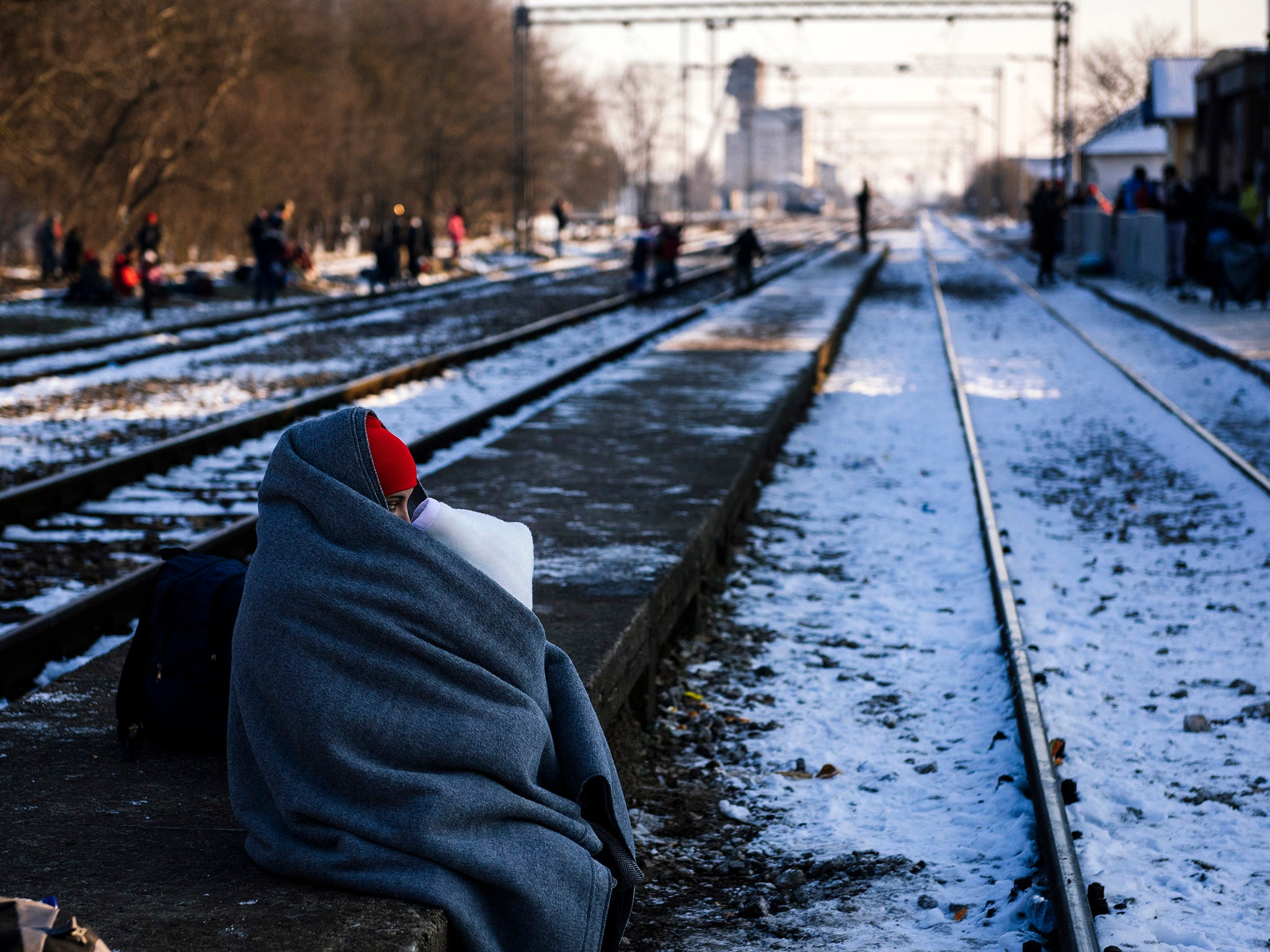 Refugees are continuing to try to get to EU member countries - despite the winter cold