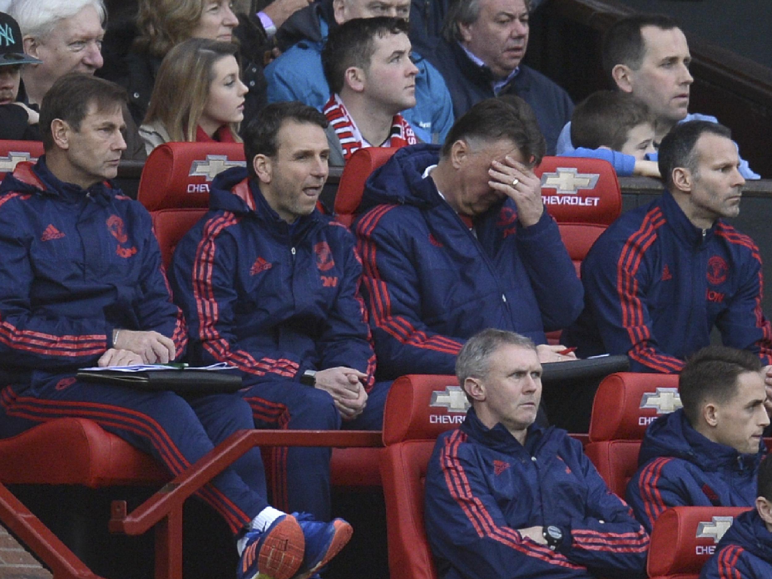 Louis van Gaal is under pressure at Manchester United