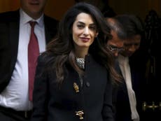 Amal Clooney eloquently undermines Donald Trump's controversial Muslim ban speech