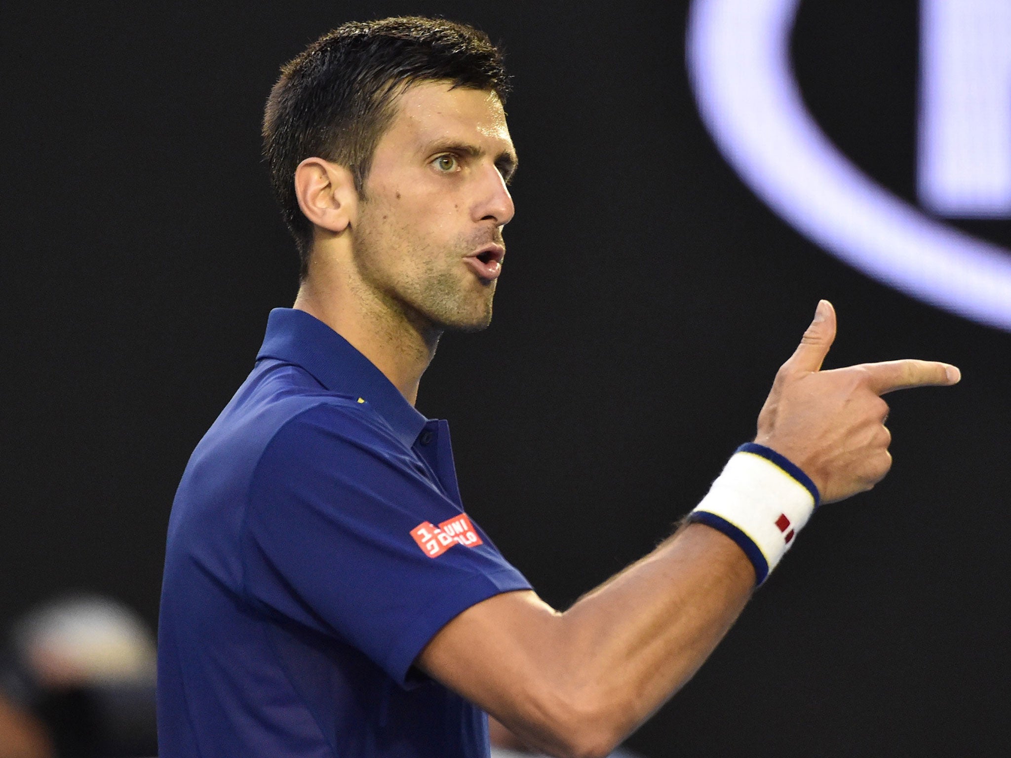 Novak Djokovic beat Kei Nishikori in the Australian Open quarter-finals