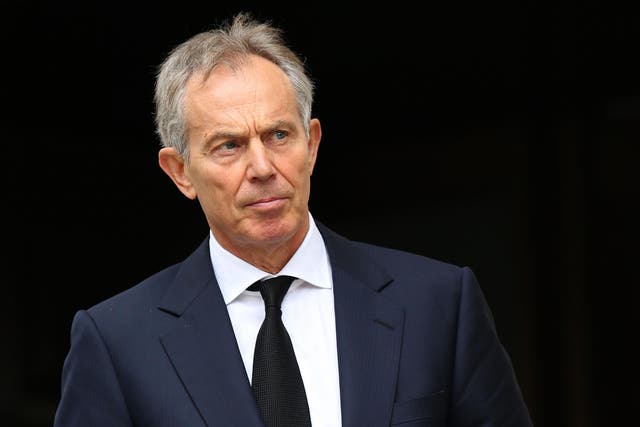 Tony Blair was speaking to a French radio station