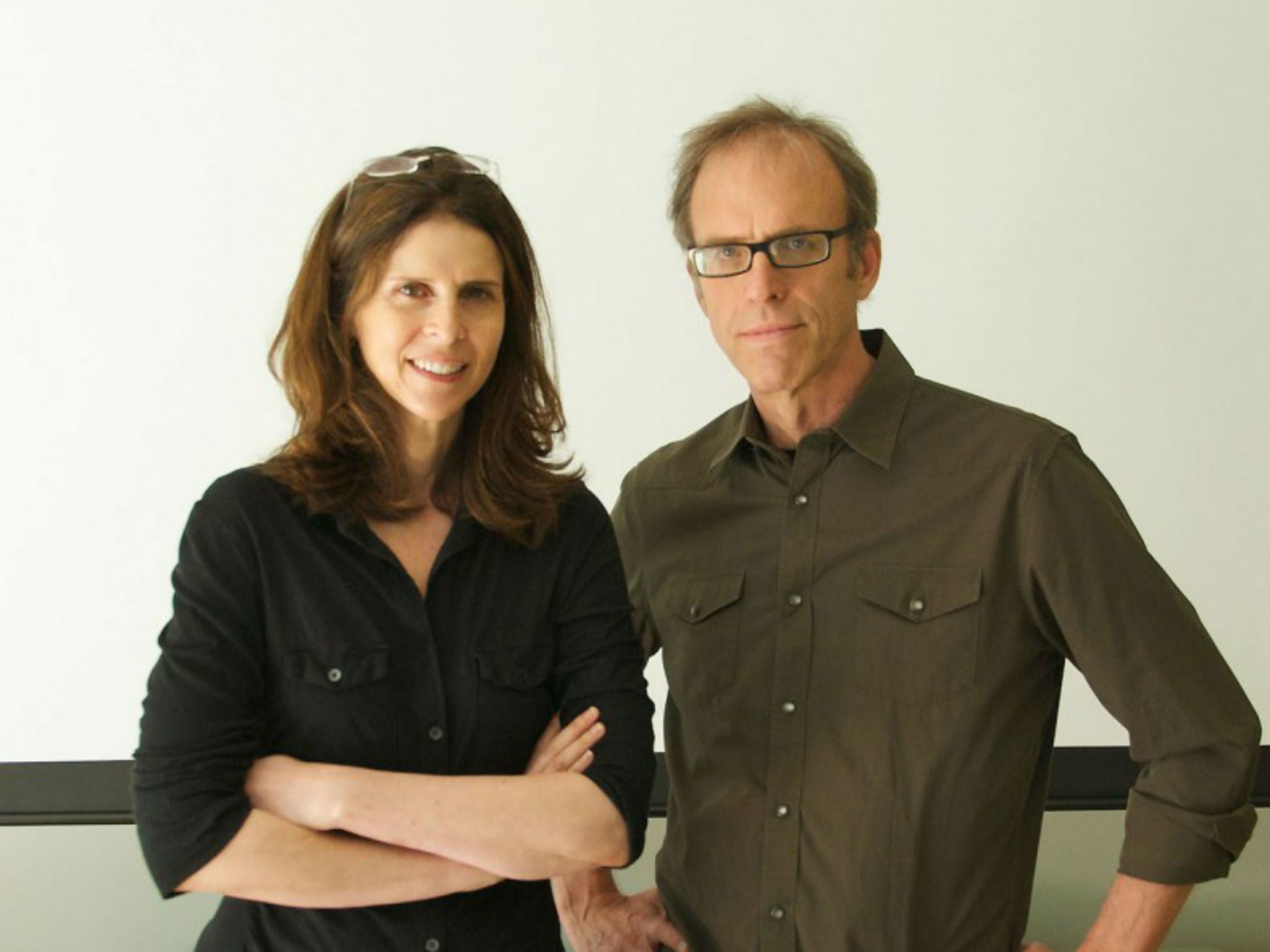 Amy Ziering and Kirby Dick accept the award for 'The Hunting Ground'