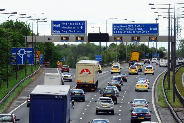 The accident that killed Aleeza Hussain took place near the M60