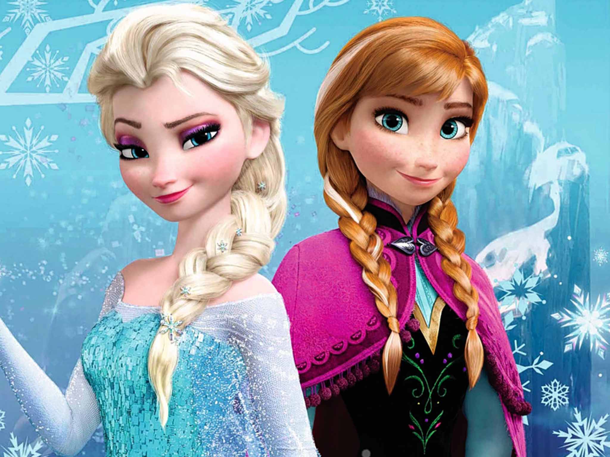 Elsa and Anna sing in English in Frozen, but they should really be singing in Norwegian