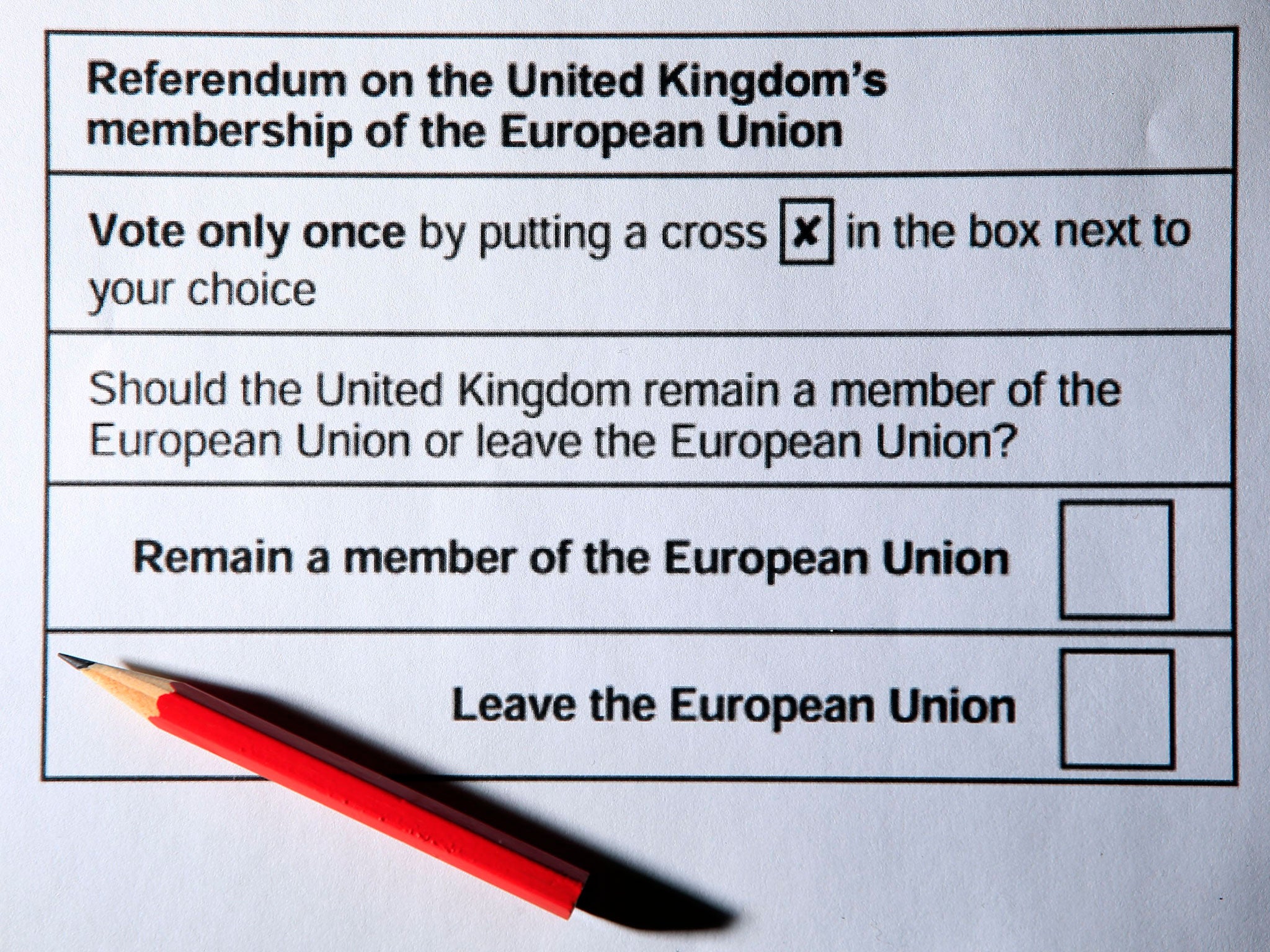 The EU referendum is due on 23 June