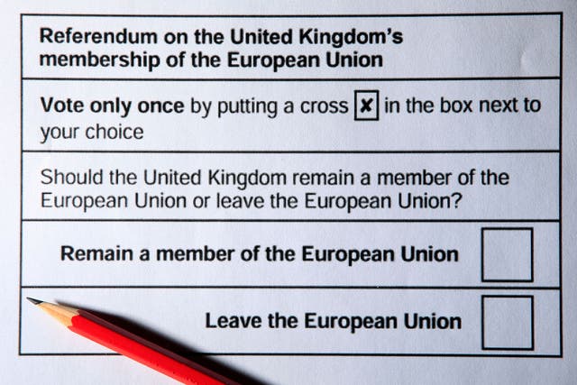 The proposed referendum form is shown in draft regulations laid before Parliament on the conduct of the national poll