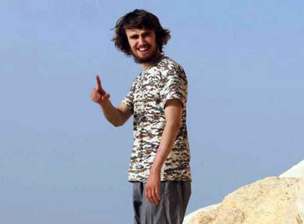 The jury was shown a photo of Jack Letts posing at the Tabqa Dam outside Raqqa