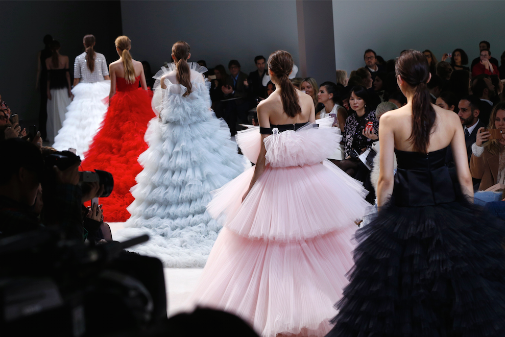 The final at Giambattista Valli's spring/summer 2016 haute couture show (Getty)