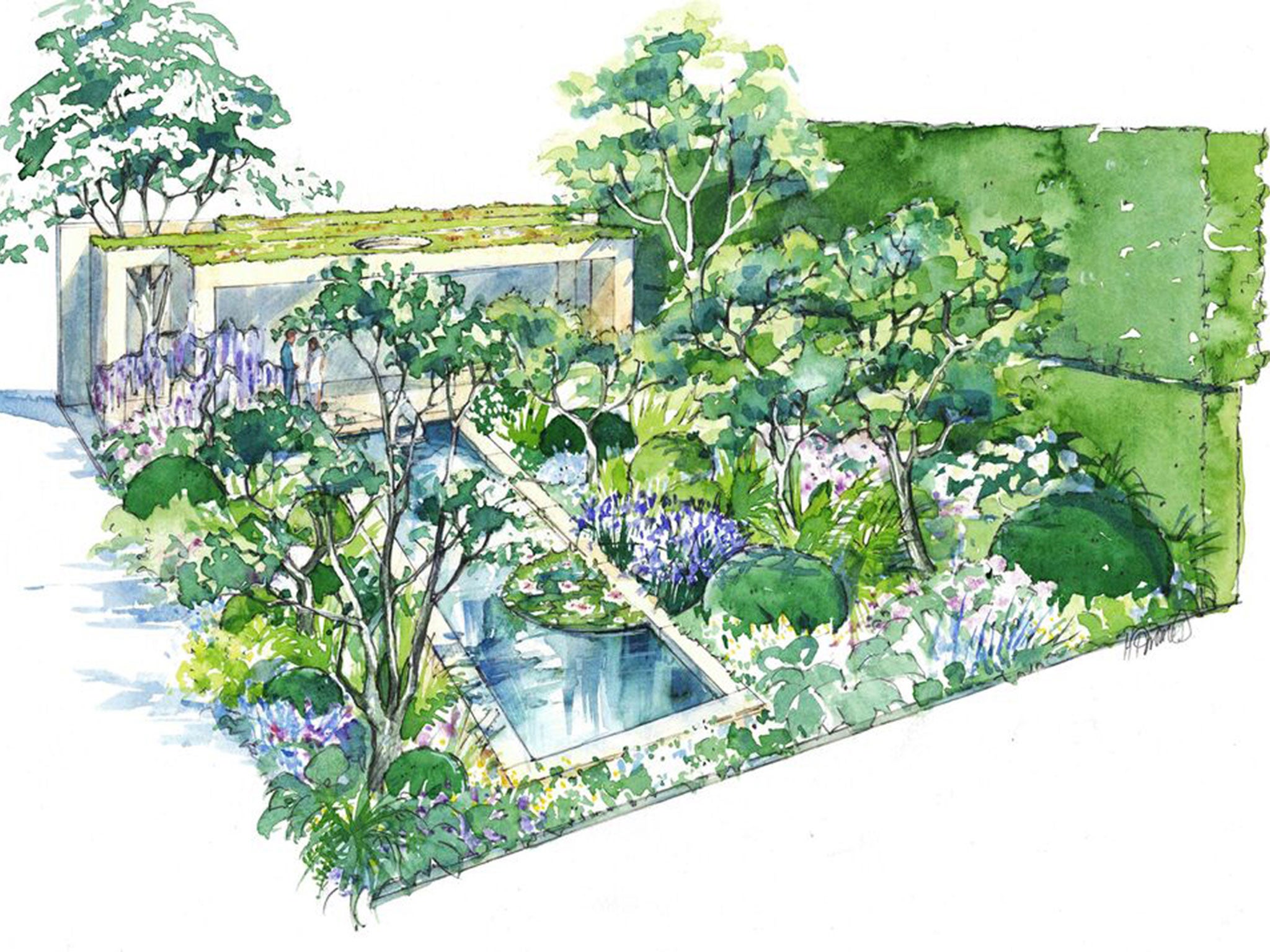 Chris Beardshaw designed the Morgan Stanley Garden for Great Ormond Street Hospital