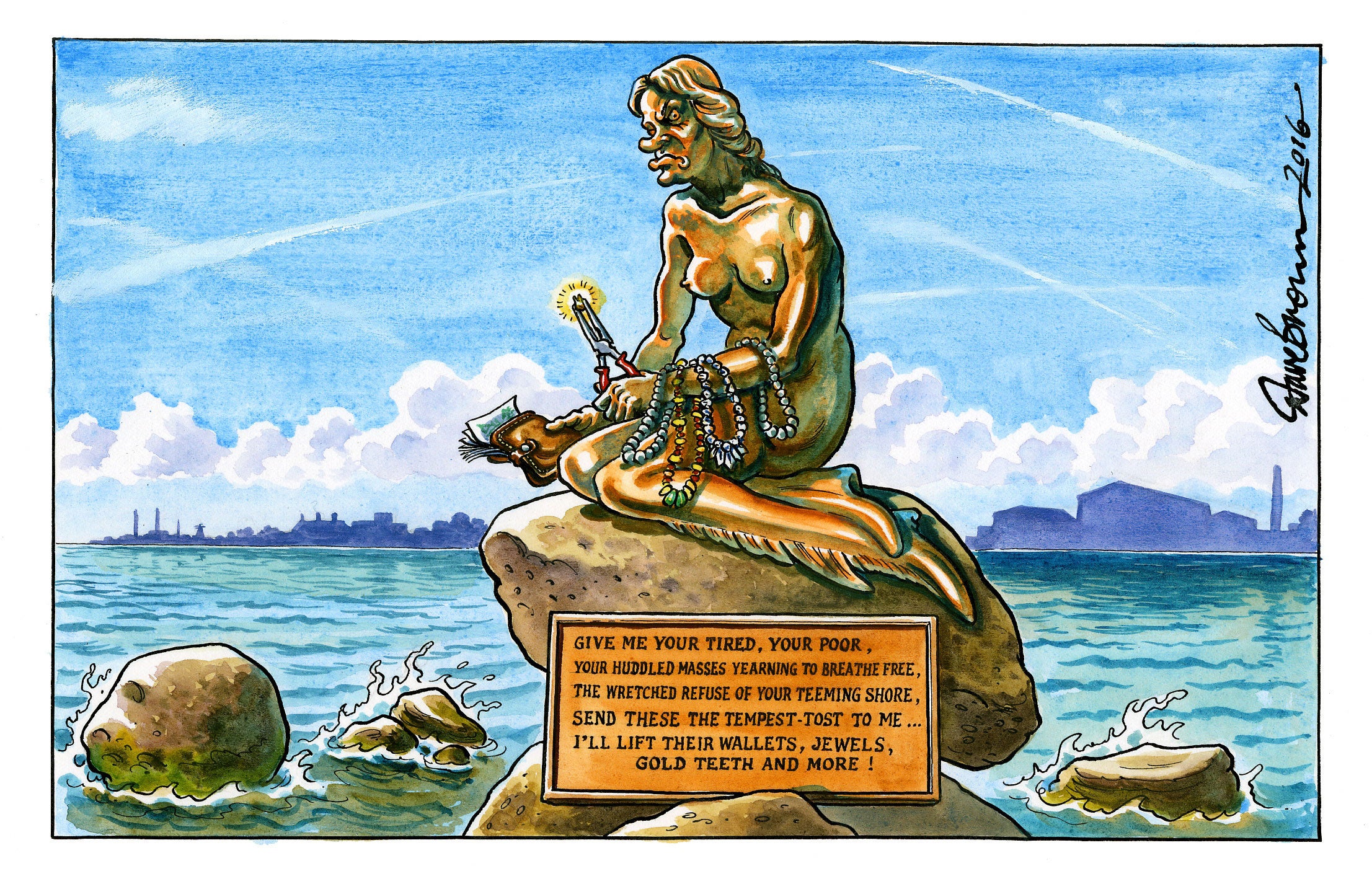 Dave Brown’s cartoon – for more of his work follow the link below