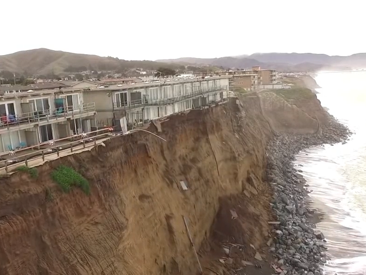 Pacifica: Part of California city on verge of falling into the sea due to  El Nino storms | The Independent | The Independent