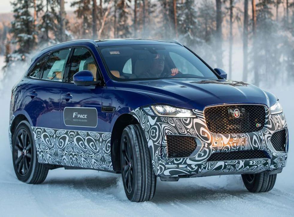 The F-Pace shares its platform and suspension with the XE and XF