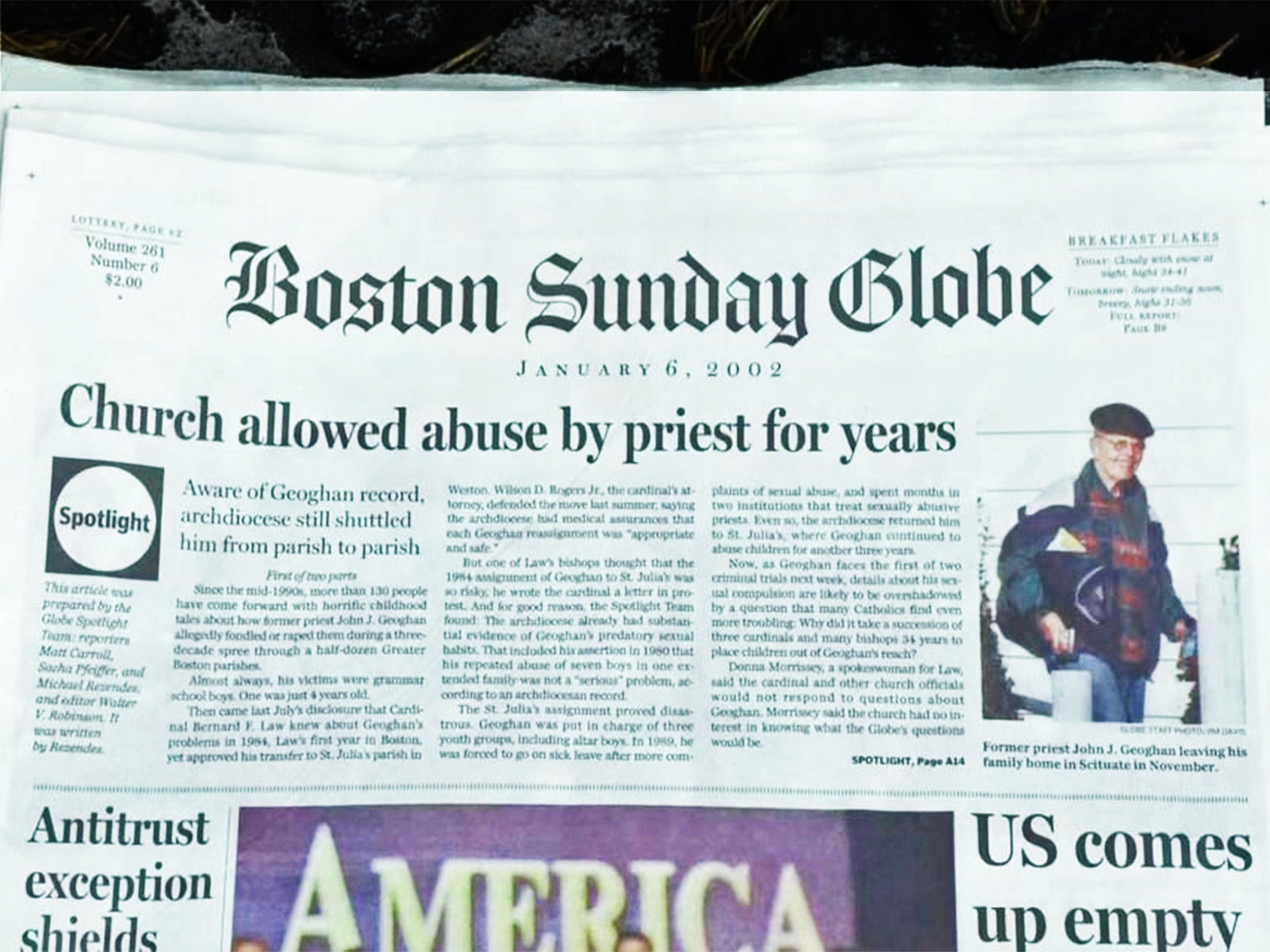 Revelations: the day the story was broken by the Globe's Spotlight team