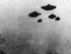 CIA releases secret files of 'flying saucer' UFO sightings- including over UK