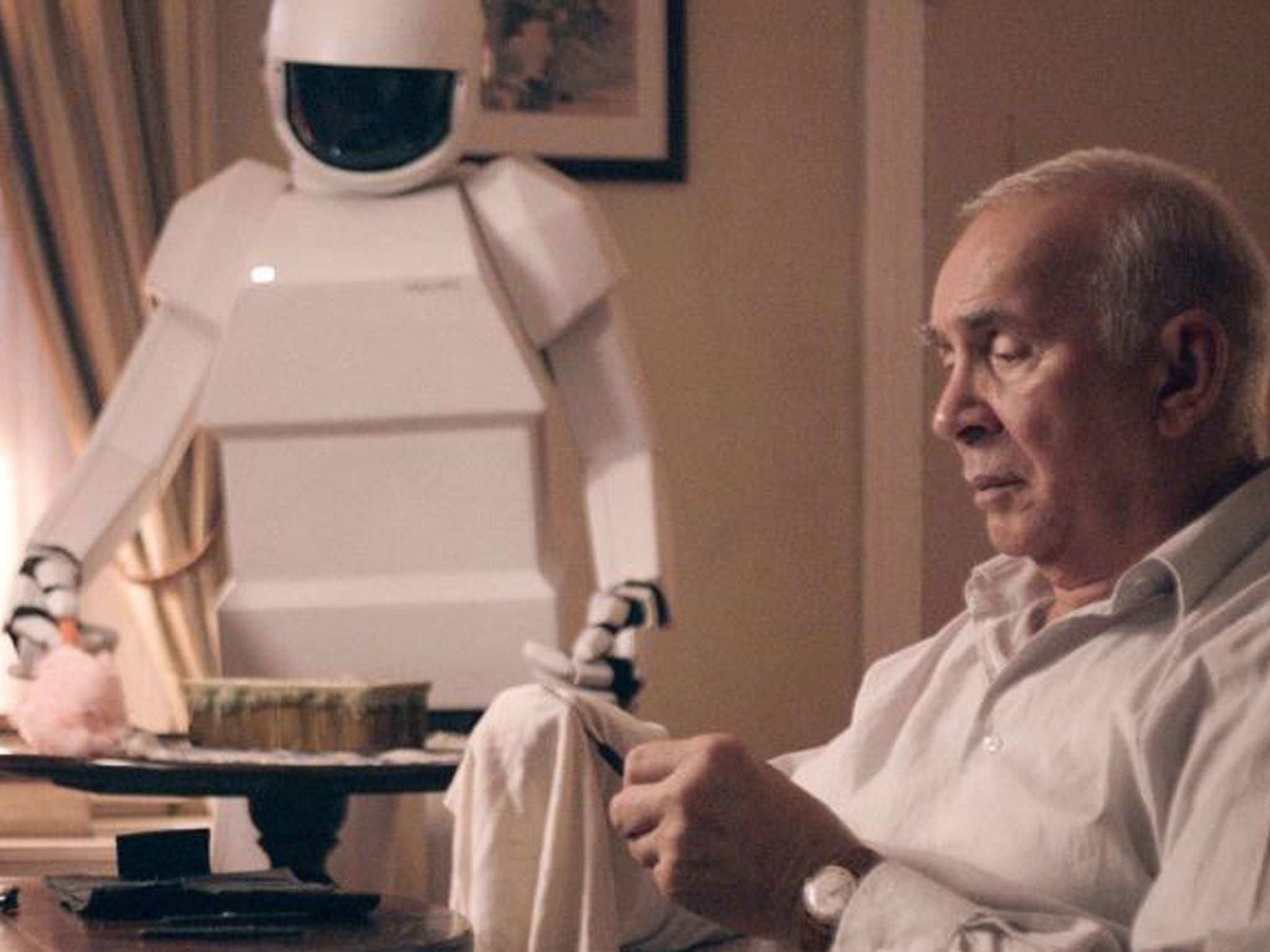 Chip off the old block: the film Frank & Robot featured an electronic companion