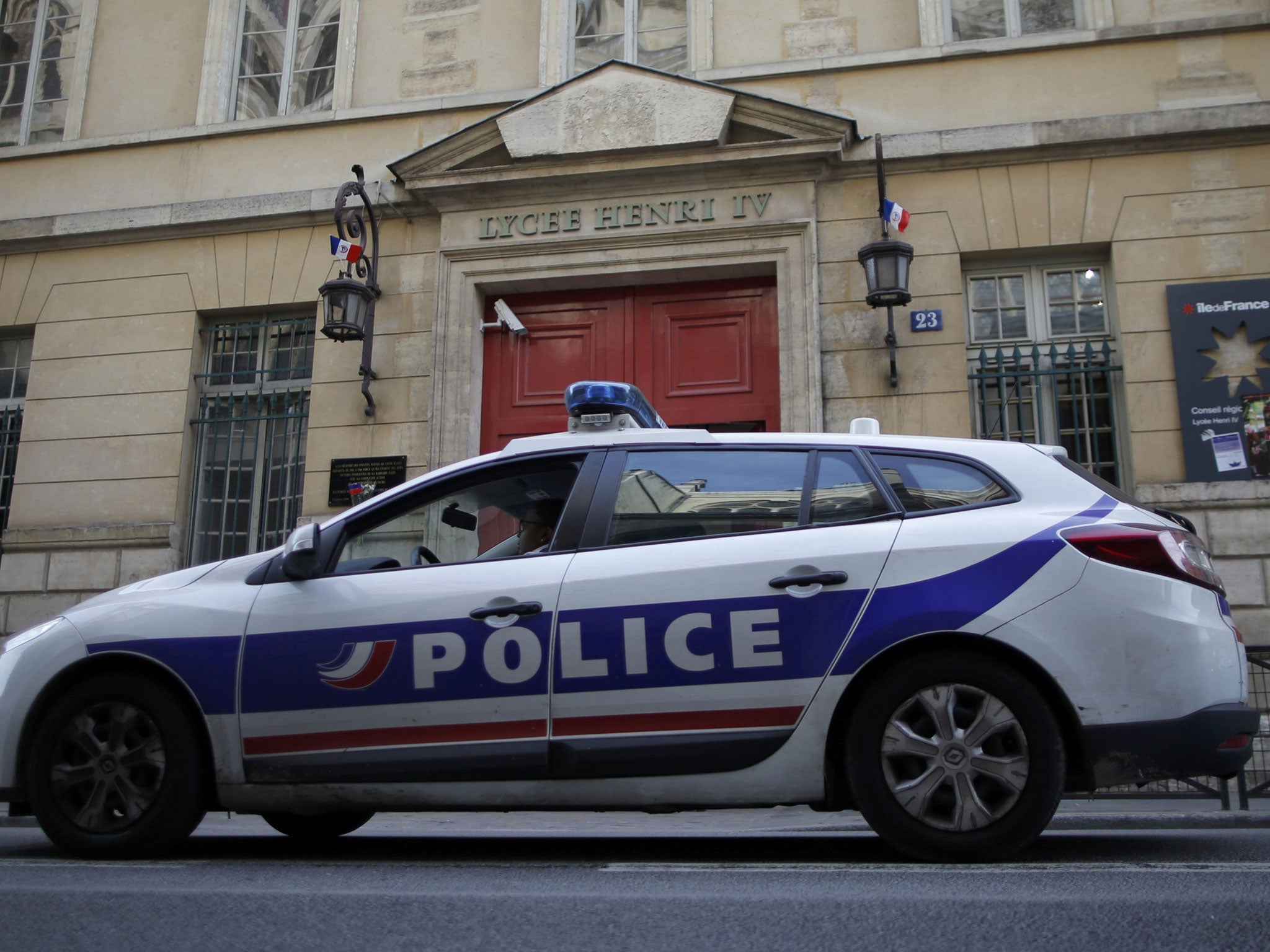 Bomb threats made to schools in Paris on Tuesday were believed to be linked to those in England.
