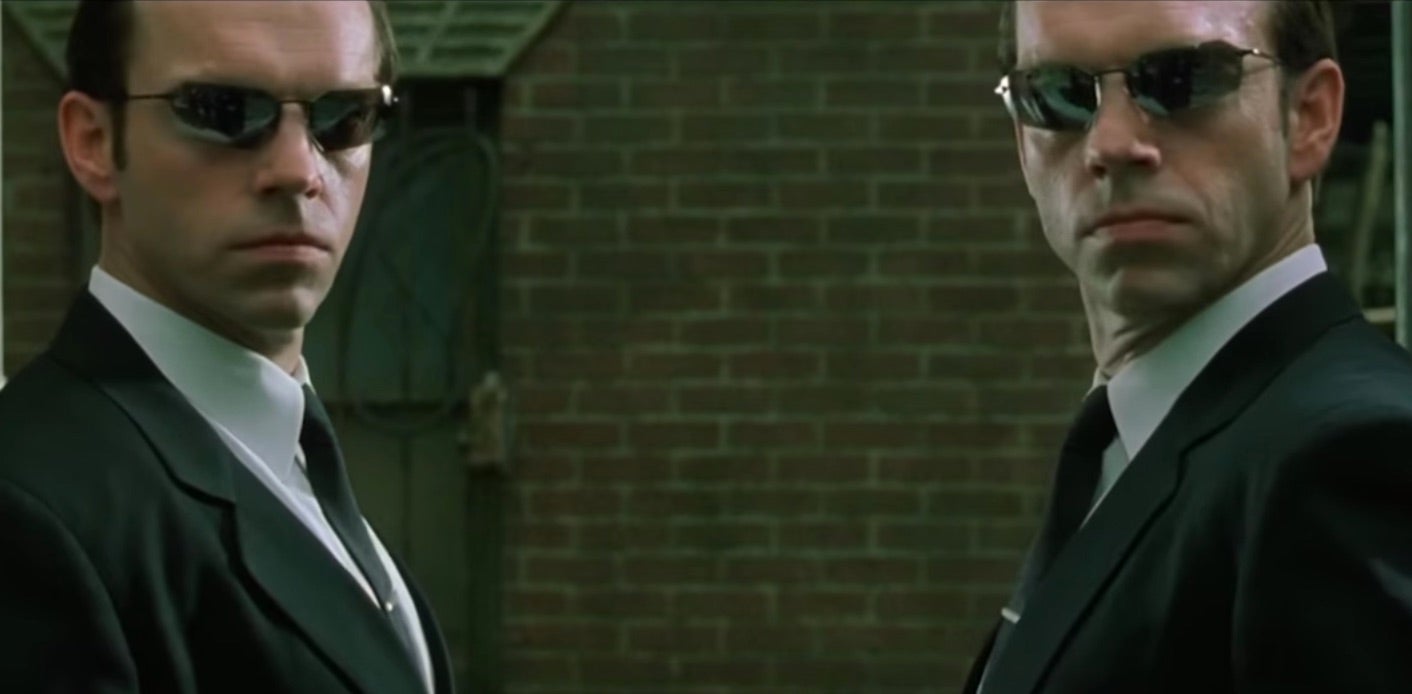 Hugo Weaving in 'The Matrix Reloaded'