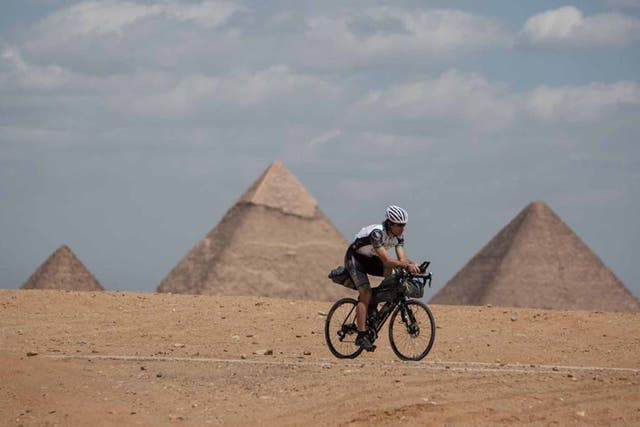 To the point: Mark cycling in Egypt