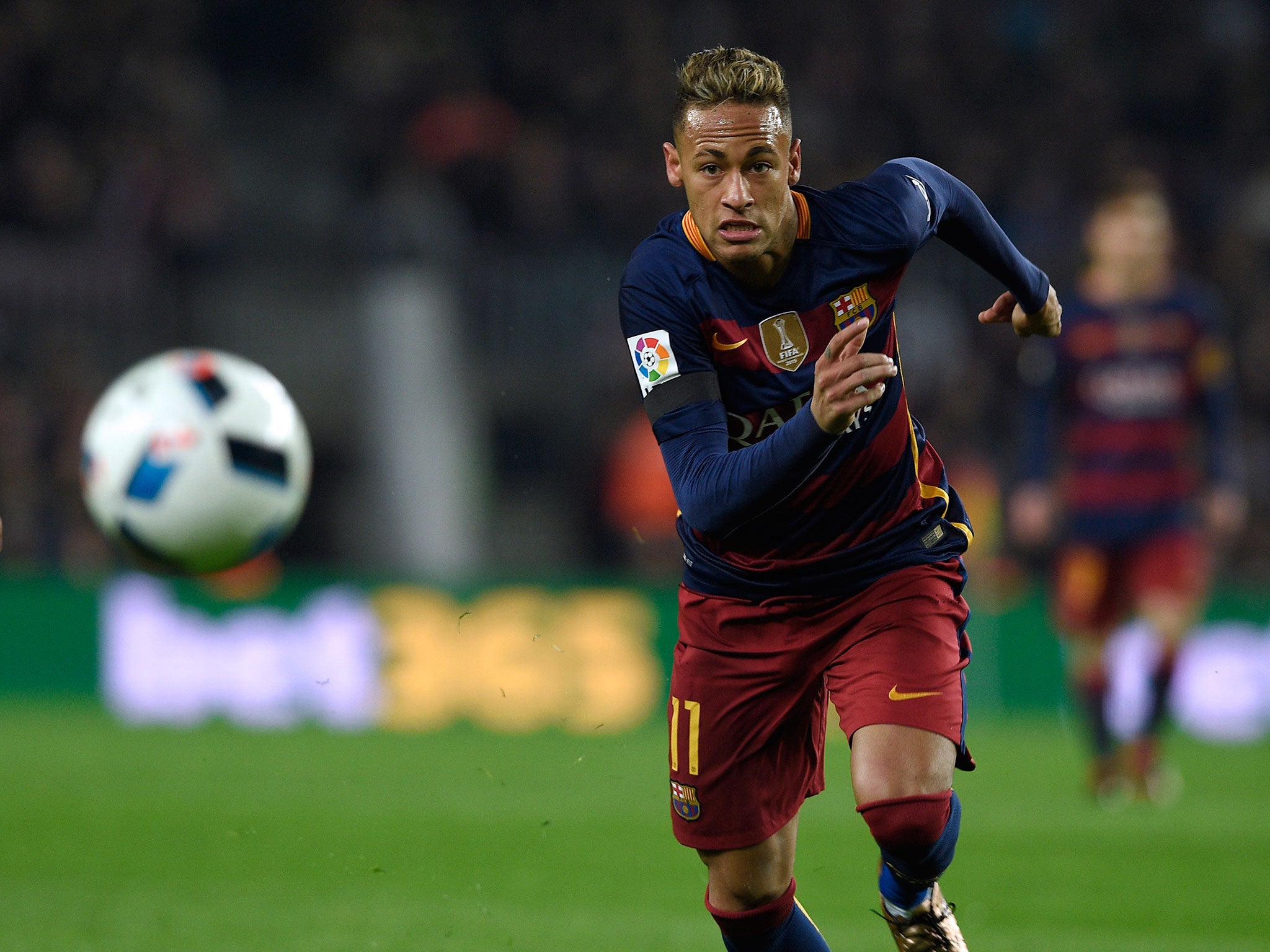 Neymar has been described as 'very, very, very happy at Barcelona'