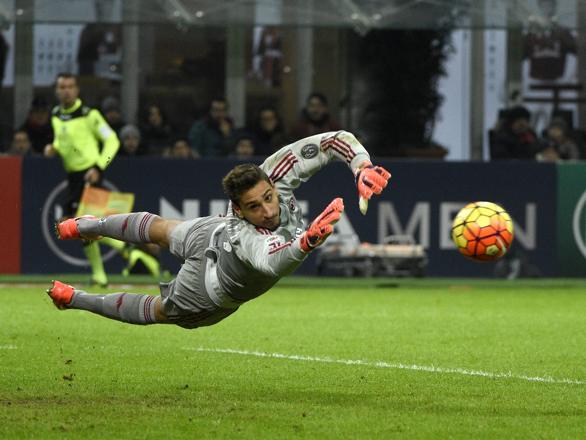 &#13;
Donnarumma is the boy wonder of world goalkeeping (Getty)&#13;