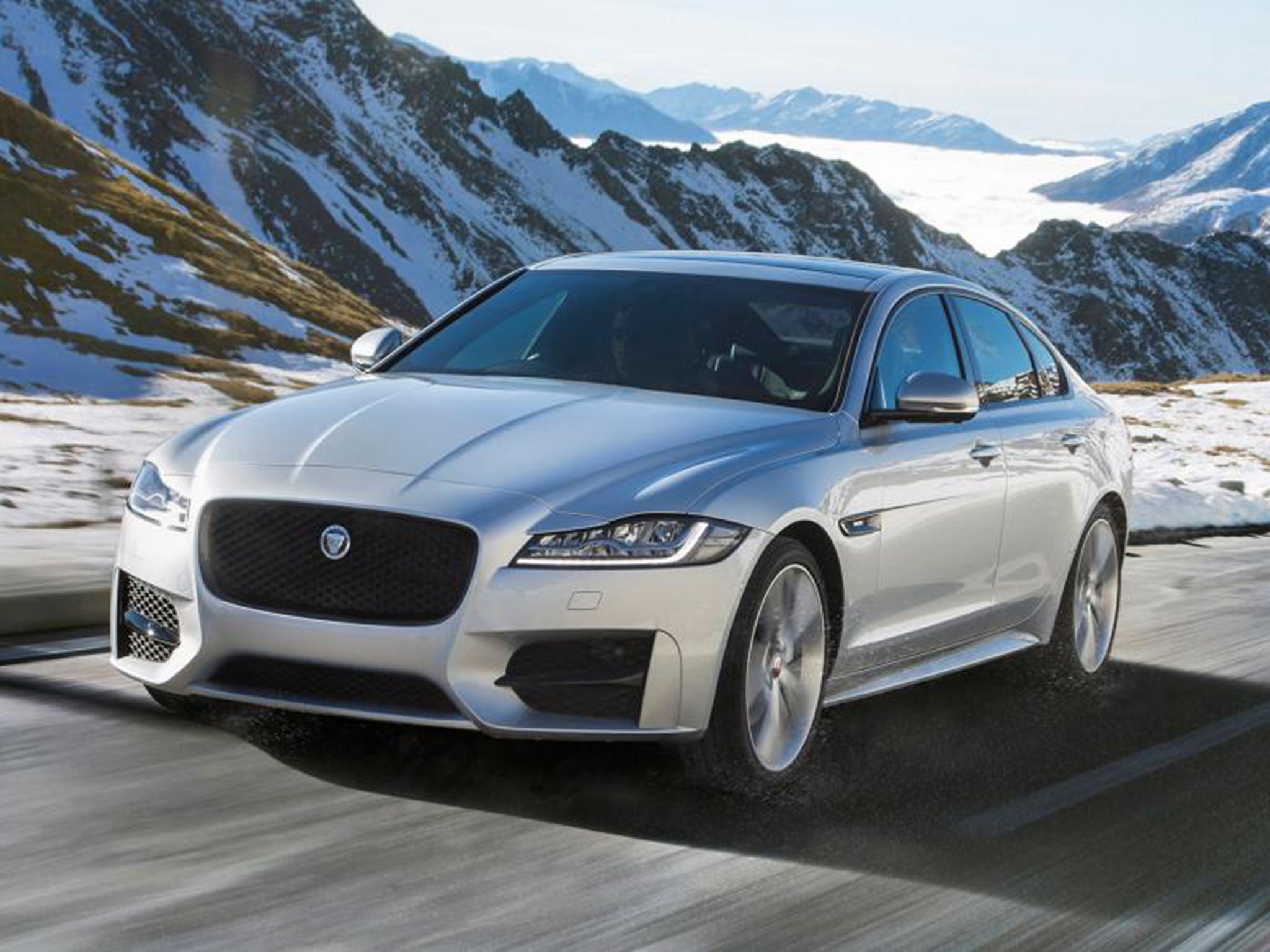 The XF uses the same Intelligent Driving Dynamics system as the AWD F-Type