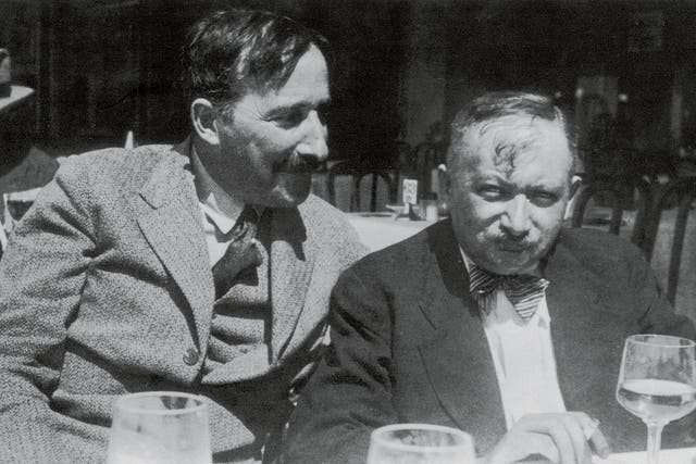 Troubled friendship: Stefan Zweig (left) and Josef Roth in Ostend in 1936