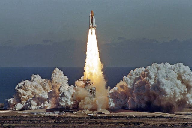 1986: the Challenger spacecraft burst into flames 73 seconds after it launched