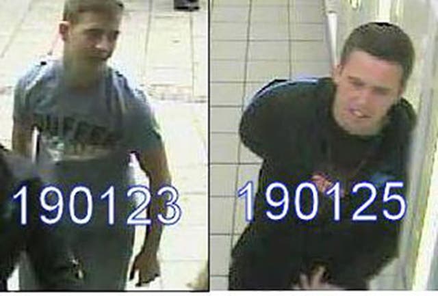 Police want to speak to these two men in connection to the sexual assault of six schoolchildren in Hackney