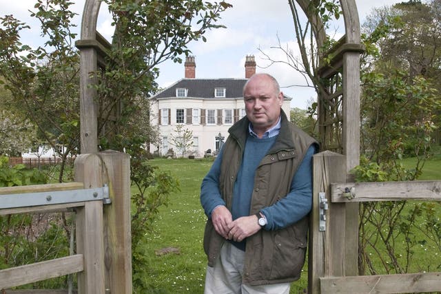 De Bernières as his home in Norfolk. He says: 'It's a Georgian house that needs a lifetime of DIY so it's perfect for me'