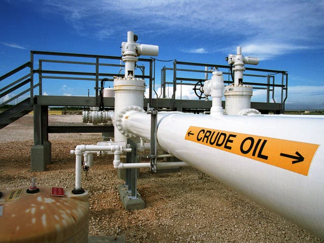 Crude oil is was treading lower than it had been for weeks at $28.79 per barrel on Wednesday morning