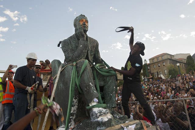 The Rhodes Must Fall campaign started with the removal of a Cecil Rhodes statue in South Africa last year