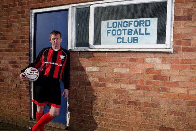 Stuart Pearce after he was unveiled by Longford AFC,  the team dubbed the worst football club in England