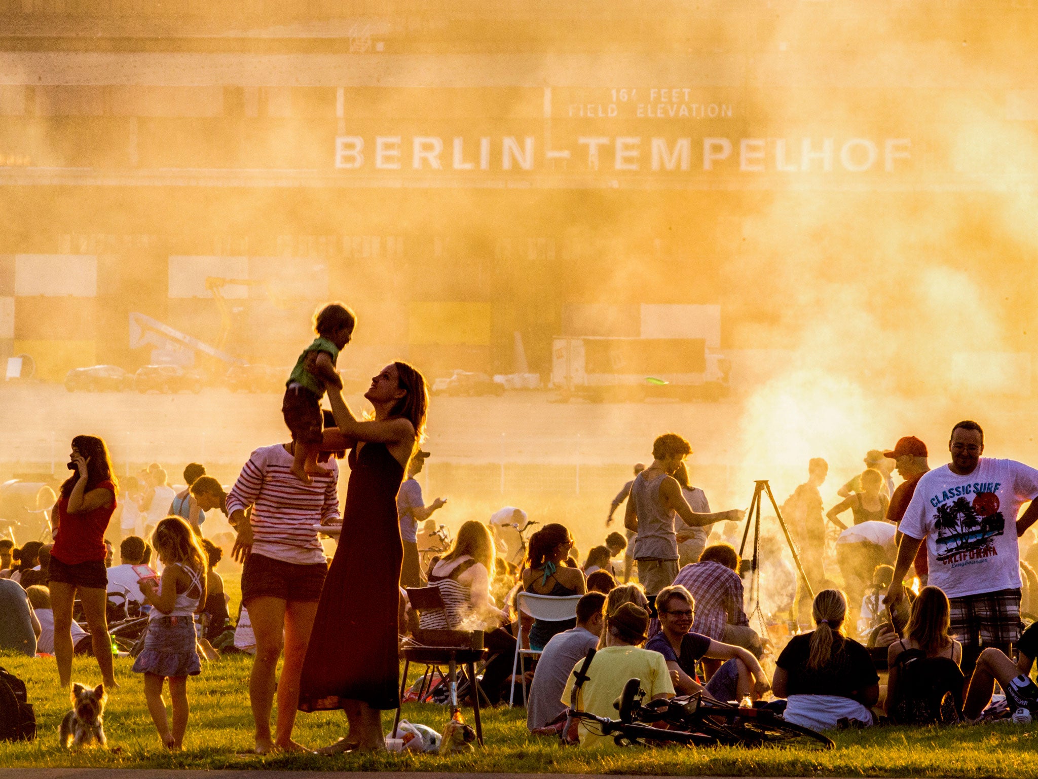 The park plays hosts to concerts in the summer (Getty)