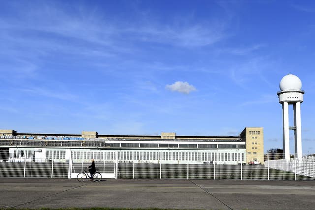 The main terminal at Templehof is 1.2km long