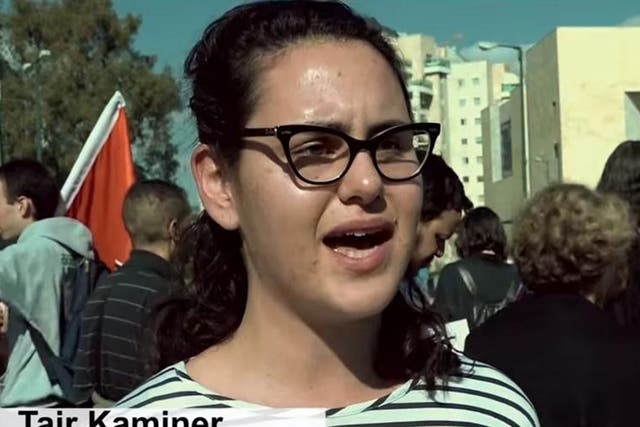 Tair Kaminer said she could not support the occupation after seeing the effect of war on children living near the Gaza border.