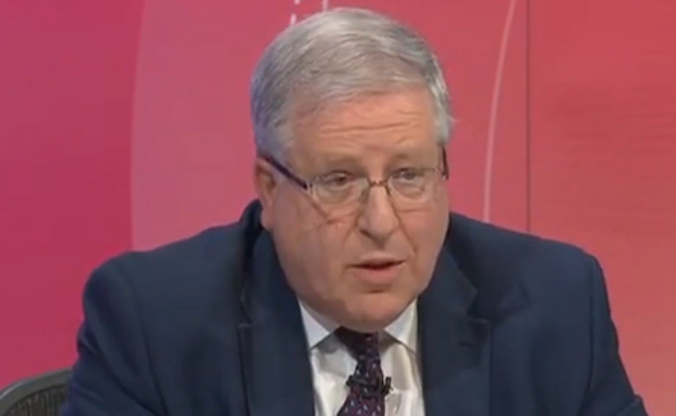 Patrick McLoughlin, the Transport Secretary, appears on Question Time