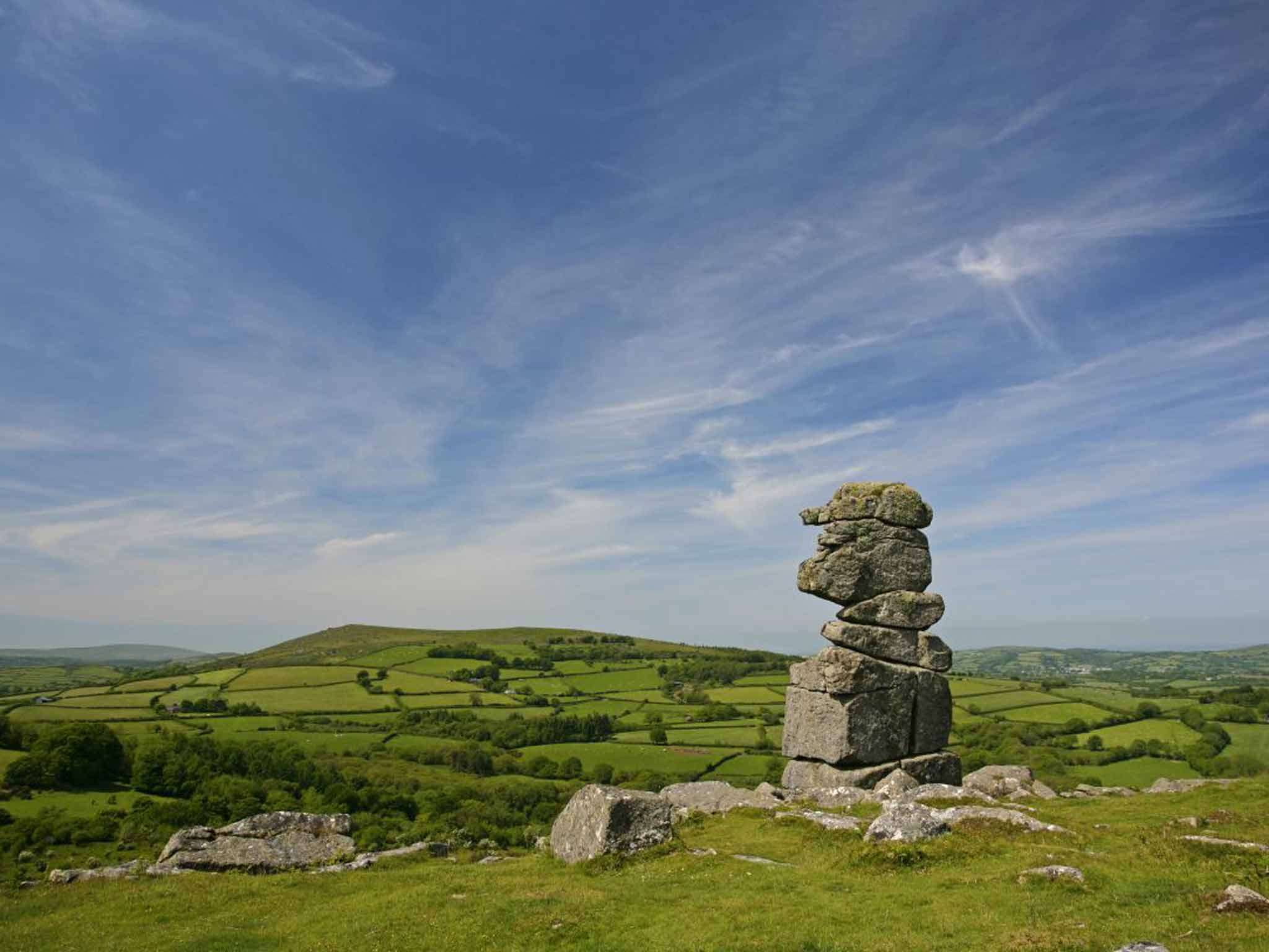Bowerman's Nose, a granite Dartmoor landmark