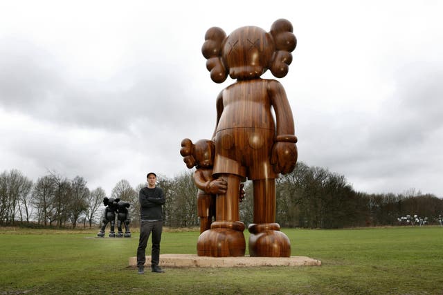 charme engel gevolgtrekking Pop artist KAWS' gigantic cartoon sculptures will be taking over the  Yorkshire countryside | The Independent | The Independent