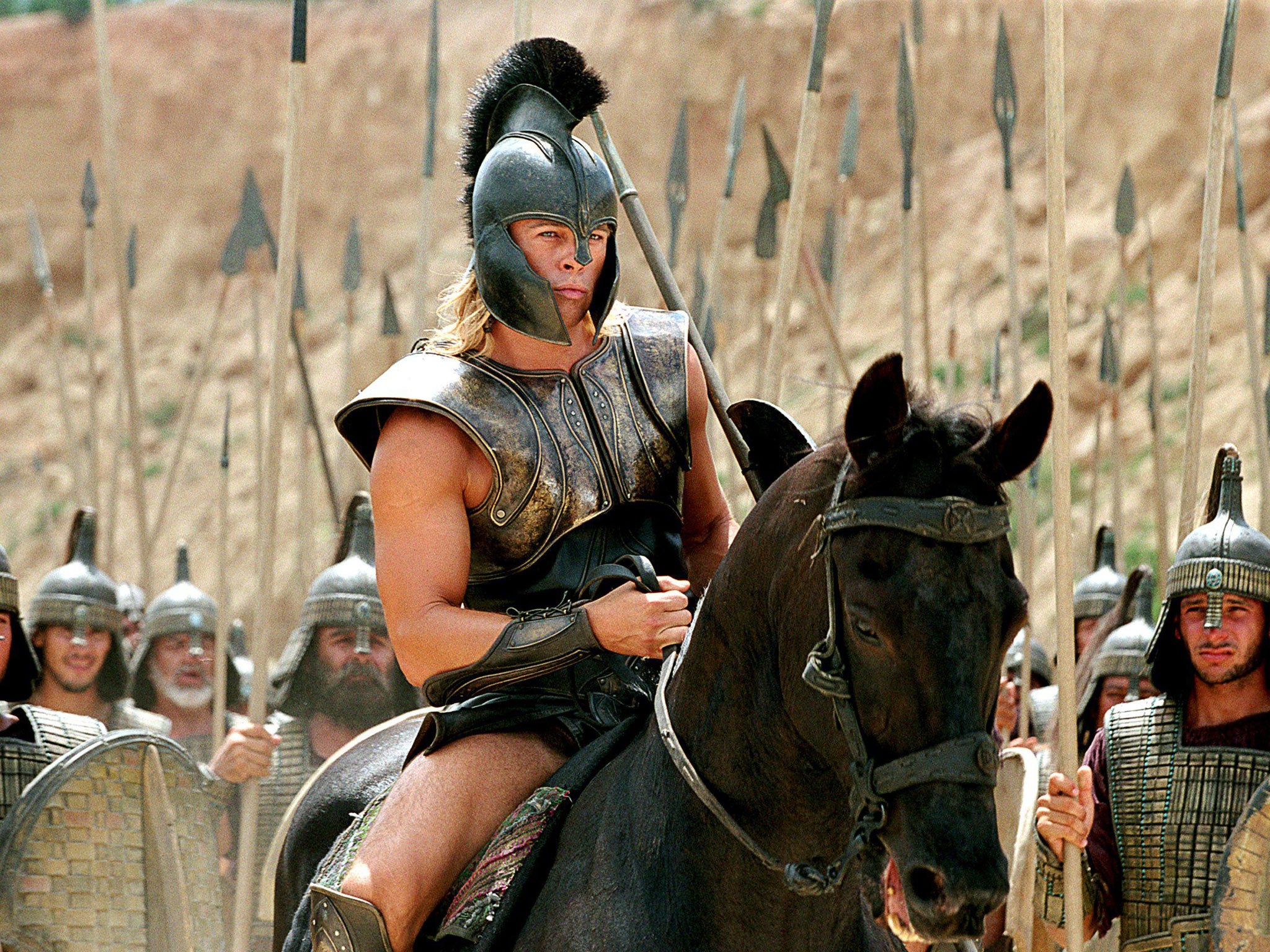 Legendary: Brad Pitt stars as Achilles in Troy