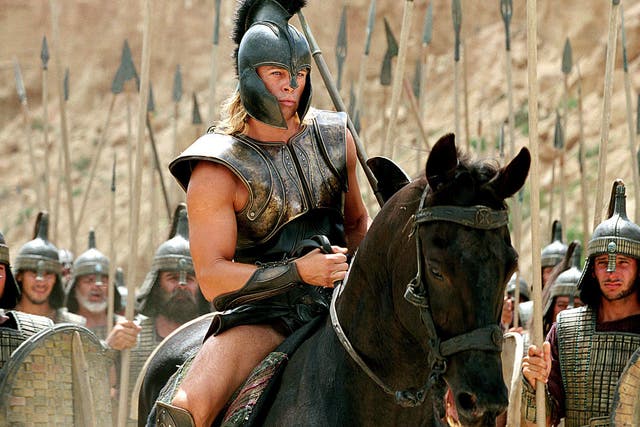Legendary: Brad Pitt stars as Achilles in Troy