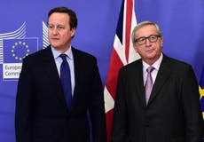 Read more

Cameron tells Juncker: more work needed for EU renegotiation deal