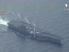 Iran flies unarmed drone over US warship to take 'precise' photos