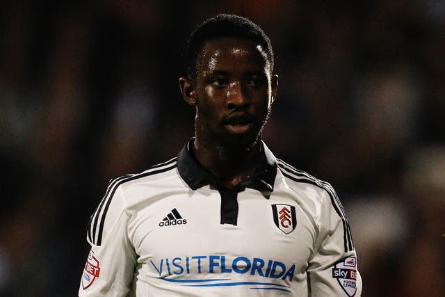 Fulham striker Moussa Dembele