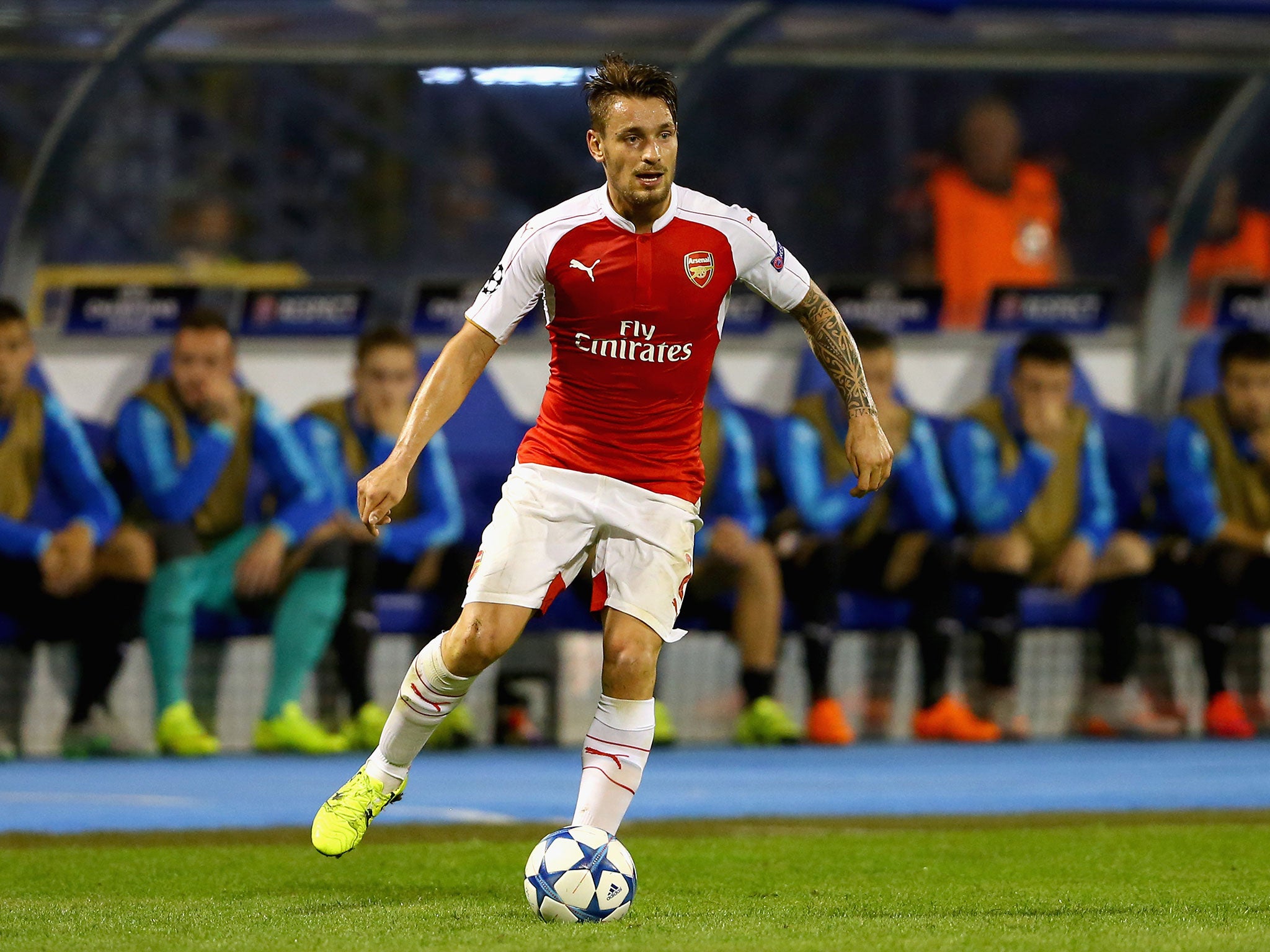 French international Mathieu Debuchy looks to be on his way out of the Emirates