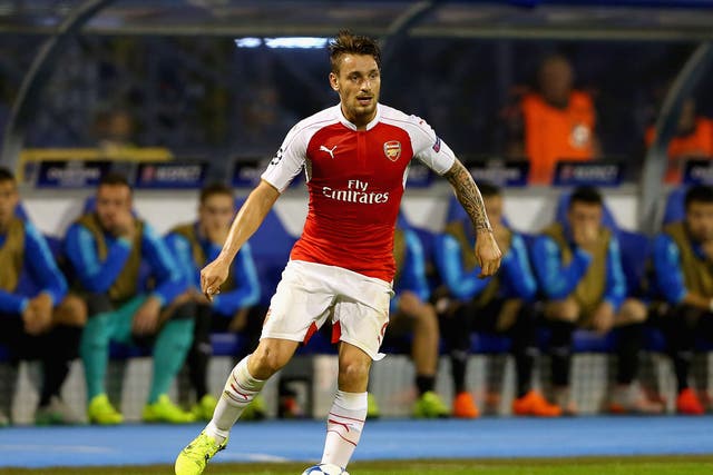 French international Mathieu Debuchy looks to be on his way out of the Emirates